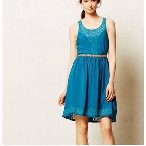 “Lilka” deep teal baby doll dress